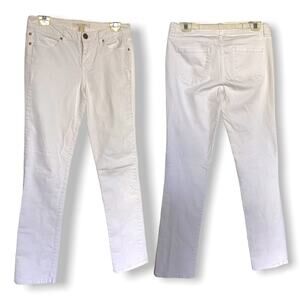Life in Progress Womens Jeans Size 28 White Denim Cotton‎ Spandex Stretch Skinny